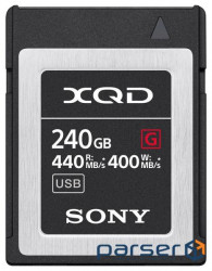 Карта пам"яті XQD Sony 240GB G Series R440MB/s W400MB/s (QDG240F)