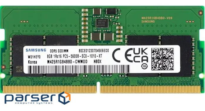 Модуль пам"яті SO-DIMM DDR5 8GB 5600 Samsung original C40 (M425R1GB4BB0-CWM)