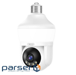 3 Мп поворотна внутрішня відеокамера XO CR14 Pro Magic Bulb 500W Pixel Bluetooth Sightsys H264 4mm,