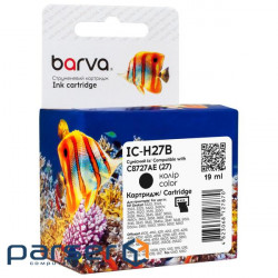 Cartridge Barva HP 27 black/C8727AE, 19 ml (IC-H27B)