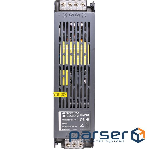 Блок питания HiSmart 12V, 29A, 350W (US-350-12)