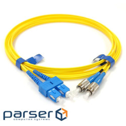 Патчкорд SC/UPC-FC/UPC SM 2м Duplex Slim (UPC-2SCFC(SM)D(ON)S)