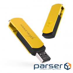 Flash drive EXCELERAM P2 32GB Black/ Yellow (EXP2U2Y2B32)