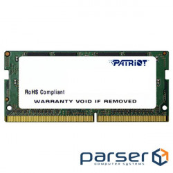 Memory module PATRIOT Signature Line SO-DIMM DDR4 2666MHz 16GB (PSD416G26662S)