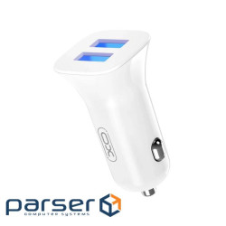 Зарядний пристрій XO CC31 2.4A/2 USB White (XO-СC31-WH)
