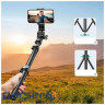 Штатив UGREEN LP680 Selfie Stick Tripod with Bluetooth Remote Black (15609)