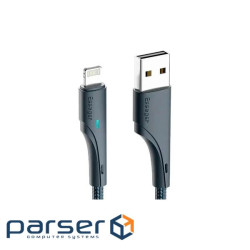 Дата кабель USB 2.0 AM to Lightning 1.0m 2.4A black Essager (EXCL-LS01)