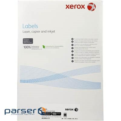 Папір Xerox A4 Mono Laser 65UP (rounded) 38.1x21.2mm (003R93177)