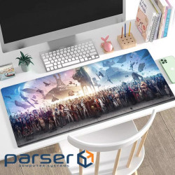 Коврик 300*800 тканинний ''All Heroes'' з боковою прошивкою, толщина 4 мм , (AH384)