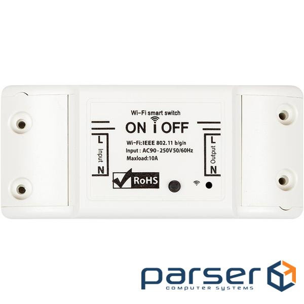 Розумний Wi-Fi перемикач (реле ) TUYA 1-Pole Wi-Fi Smart Switch (HS081355)