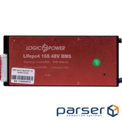 BMS board LiFePO4 48V 16S Dis 80A Ch 40A (11592)