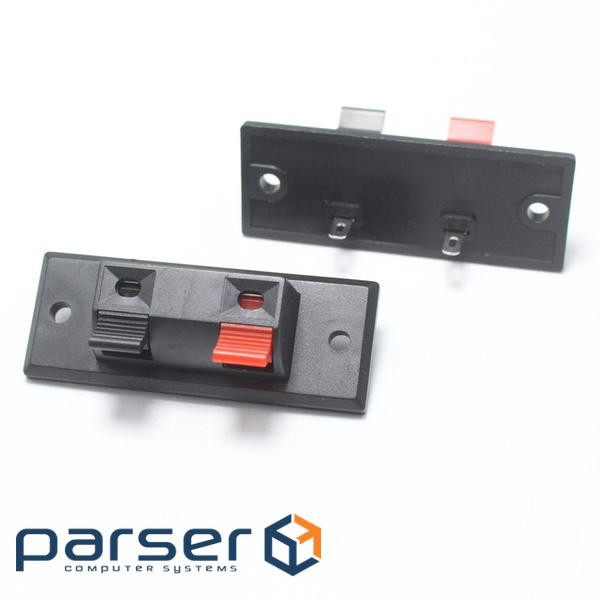 Затиск 2-pin JR6251A для динаміка розмір панелі 45 x 21 мм (JR6251А) )