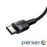 Baseus Cafule Type-C to Type-C PD2.0 Cable 100W 5A 20V 2M Black / Gray (CATKLF-ALG1)