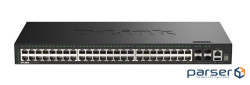 Комутатор D-Link DGS-1530-52 48xGE, 4xSFP+ Керований. L2+