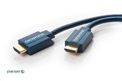 Кабель монітора-сигнальний Click Tronic HDMI M/M 10.0m, HS+HEC+ARC 4K@60Hz D=9.5mm (75.07.0307-1)