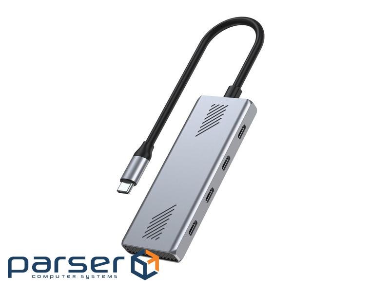Хаб Gembird UHB-CM-U310-C4-01 на 4 порти USB 3.2