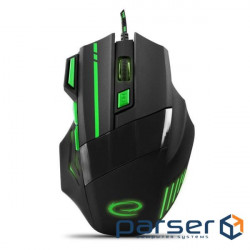 Wired mouse Mouse MX201 WOLF Green (EGM201G)
