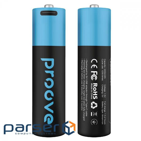 Акумуляторні батареї Proove Compact Energy AA 2 pcs black (RBCE26010008