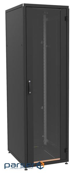 Шафа ZPAS 19", 42U, SZB IT, передні скляні двері, 600x1000 мм, макси (W-IT-426010-69AA-4-161FB)