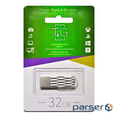 Флеш-накопичувач USB 32GB T&G 103 Metal Series Silver (TG103-32G)