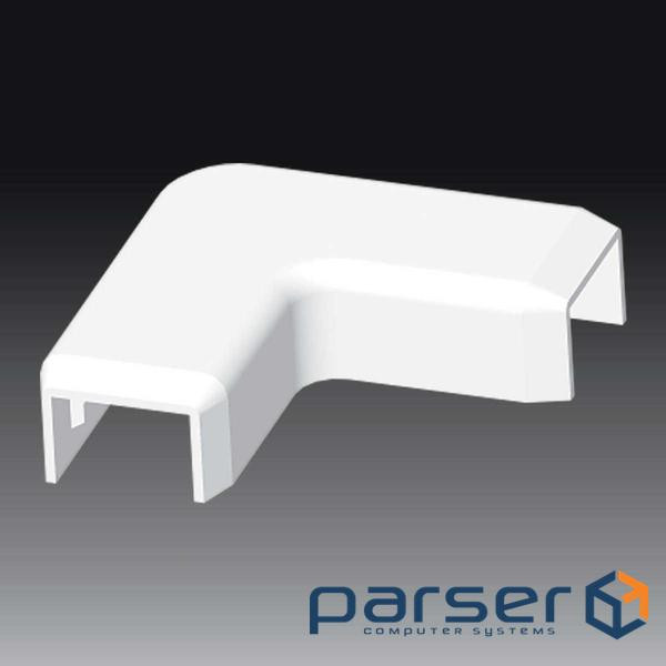 Кут прямий до LH 15х10 білого кольору, Серія LH, ПВХ (8683_HB)