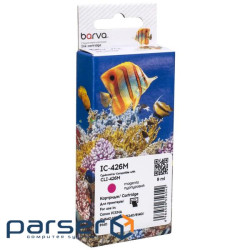 Картридж Barva Canon CLI-426M (4558B001) 635 ст, magenta (IC-426M)