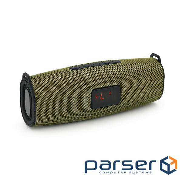 Колонка DH7+Display Bluetooth 4.1 до 10m, 1х 3W, 4&Omega,, 400mAh, &am (YT-BTS-DH7+D-03163 Green)