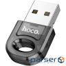 Bluetooth адаптер HOCO UA28 Mini Portable USB BT Adapter Black (6942007618335)