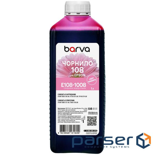 Чорнило Barva Epson 108 1 л, light magenta, special (E108-1008)