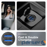 Зарядний пристрій Armorstandart 2xUSB QC3.0 Grey + cable Lightning (ARM82458)