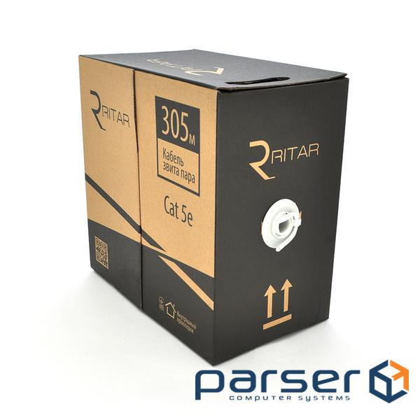 Кабель мережевий Ritar UTP 305м КВП (4*2*0,50) mark 4Р 24AWG [СCA] (3490)