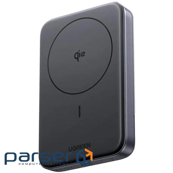 УМБ Ugreen Magnetic Wireless 10000mAh 30W QI2 USB-C In/Out (PB761) Black (45763)