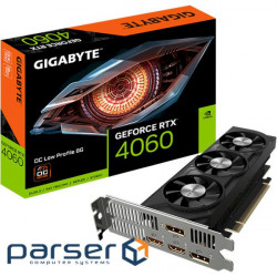 Video card MSI GeForce GT1030 2048Mb AERO ITX OC (GT 1030 AERO ITX 2G OC) PCI-Express x16 3.0, 2 ГБ, GDDR5, 64 Bit, Base - 1265 MHz, Boost - 1518 MHz, 1 x HDMI, 1 x DVI, 30 Вт GIGABYTE GeForce RTX 4060 OC Low Profile 8G (GV-N4060OC-8GL)