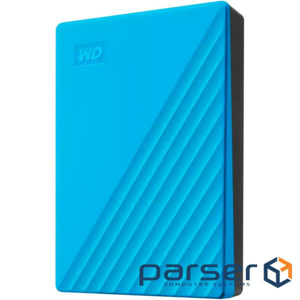 Портативний жорсткий диск WD My Passport 6TB USB3.2 Sky (WDBR9S0060BBL-WESN)