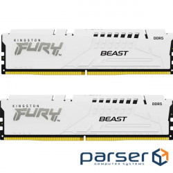RAM Kingston FURY Beast White EXPO 64GB 6000MT/s DDR5 (Kit of 2) (KF560C36BWEK2-64)