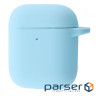 Чехол Silicone Case New for AirPods 1/2 sky blue (27186 sky blue)