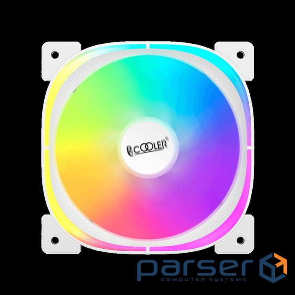 Набір ARGB вентиляторів PCCOOLER EF3 120 ARGB WH для корпусу 120x120x25мм, HB, 5V (F3-L120WHAM1-GL)