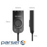 Зовнішня звукова карта UGREEN CM129 USB External Stereo Sound Adapter Black (40964)