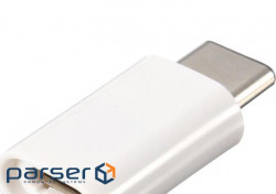 Перехідник USB3.1 Type-C --> Micro USB (OTG) білий (S0626)