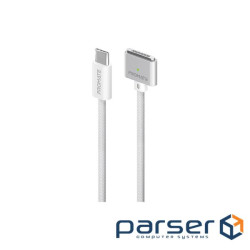Дата кабель USB-C to MagSafe 3 white Promate (magcord-140pd.white)