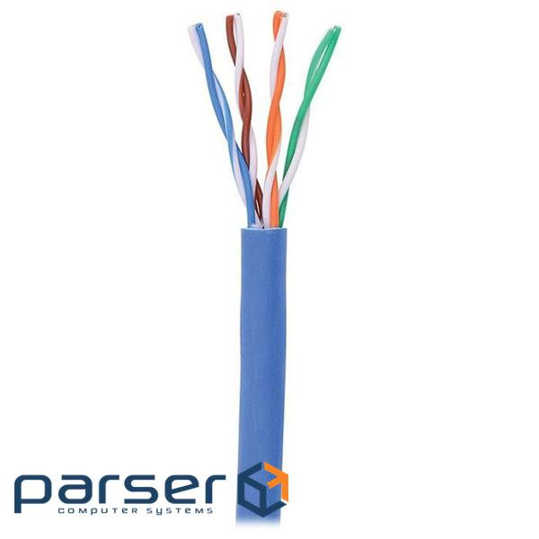 Кабель DIGITUS кат. 6A U-UTP, 305m, AWG 23/1, LSZH, simplex, блакитний (DK-1613-A-VH-305)