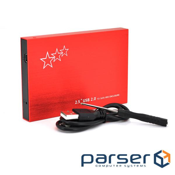Карман зовнішній SHUOLE U25E30 2.5" SATA to USB 3.0 Red (U25E30 RED)