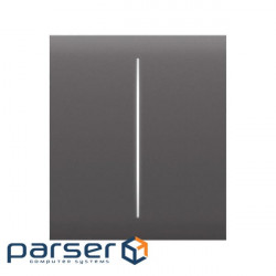 The central button for the two-key switch Ajax CenterButton 2-gang for LightSwitch, J (000029830)