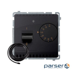 Регулятор температури Basic з зовнішнім датчиком у комплекті, 16A 230V, графіт (BMRT10ZS.02/28)