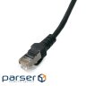 Патч-корд 2 м, FTP, Black, Extradigital, литий, RJ45, кат .6a (KBP1865)