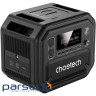 Зарядна станція Choetech BS064 2500Вт (2160Вт/г) AC,LiFePo4,MPPT, UPS, WiFi/Bluetooth (BS064-EU-BK)