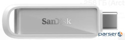 SANDISK iXpand Phone Drive with USB-C, Arctic White, 256GB (SDIXS0N-256G-GN6NE)