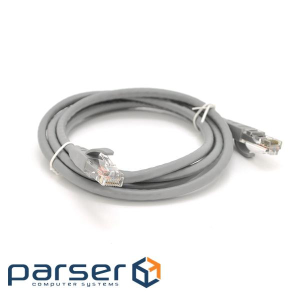 Патч-корд литий VEGGIEG, CCA, UTP, RJ45, Cat.5e, 2m, білий (PCV-V-E513)