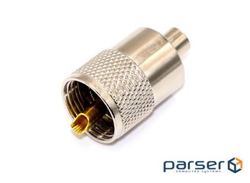 Роз&apos,єм N-male UHF, PL-259 накрутка на кабель RG-58 ціна за 1шт (YT33295) (YT33295)