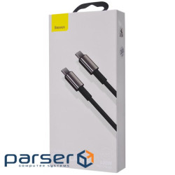 Кабель Baseus Tungsten Gold Fast Charging Type-C to Type-C 100W (2m) gold (P10319800G21-01)